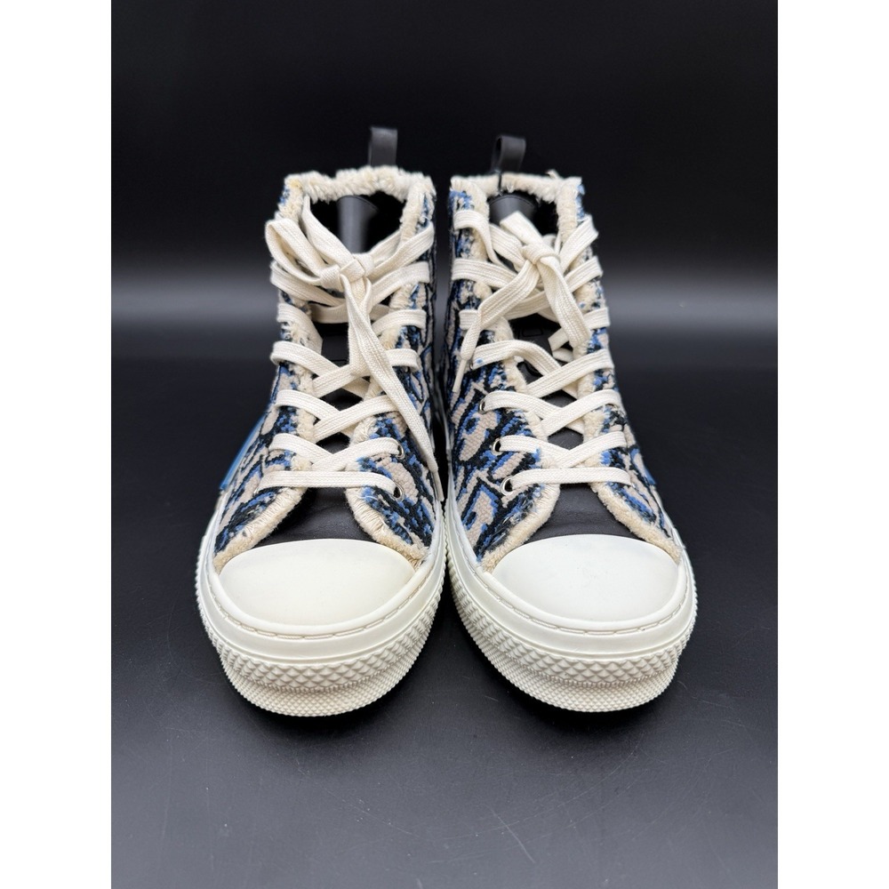 Christian Dior Men's B23 High-Top Sneakers Oblique Tapestry Sz 39 - Picture 2 of 15